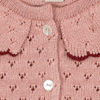 Cardigan Holiday mellow rose babygirl Konges Slojd H26