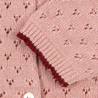 Cardigan Holiday mellow rose babygirl Konges Slojd H26