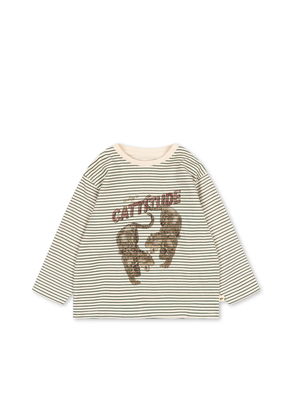 Tee-shirt à manches longues à rayures babygirl Konges Slojd H26