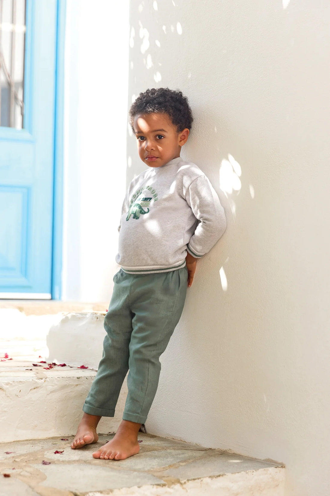 Pantalon kaki coton babyboy Tartine et Chocolat E26