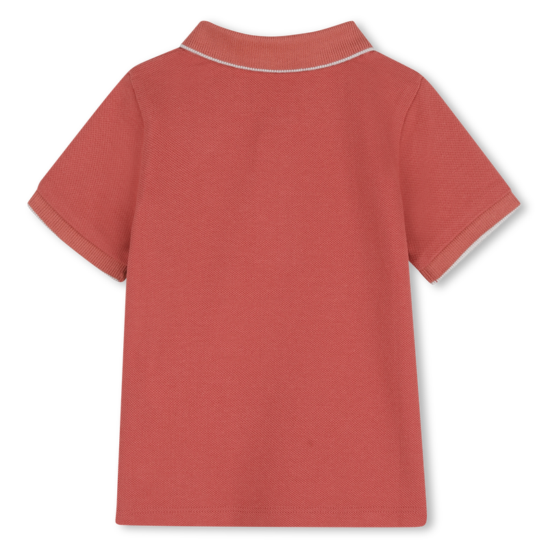 Polo manches courtes rose violacé babyboy Boss E26