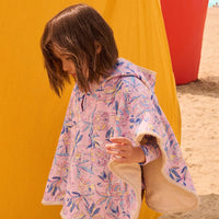 Poncho de bain pink lush paradise fille Louise Misha E26