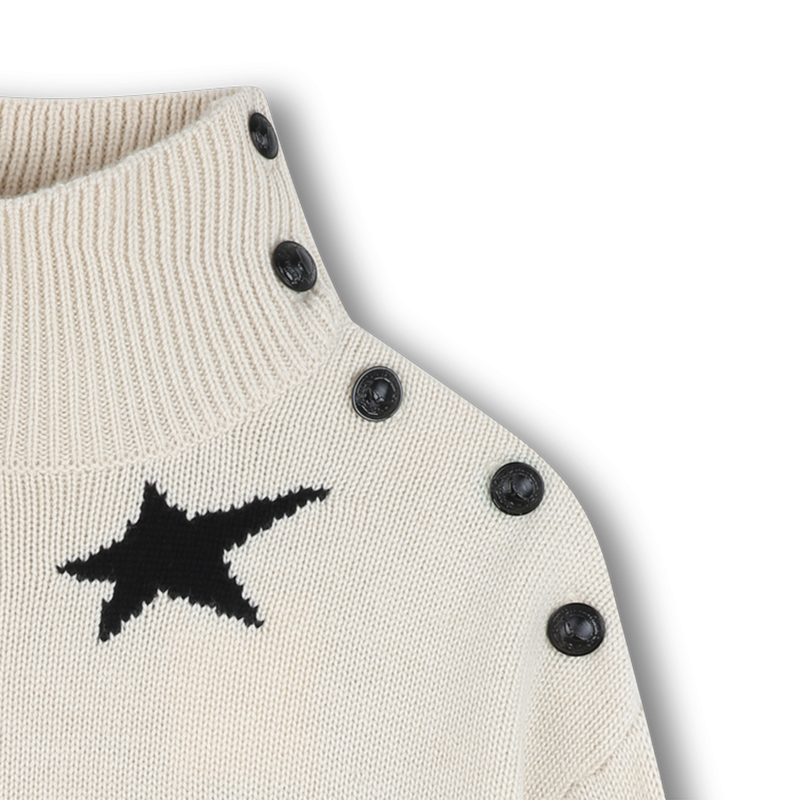 Pull écru en laine col montant fille Zadig & Voltaire H25