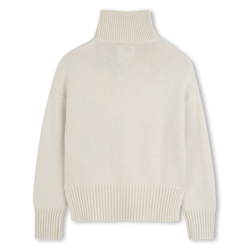 Pull écru en laine col montant fille Zadig & Voltaire H25