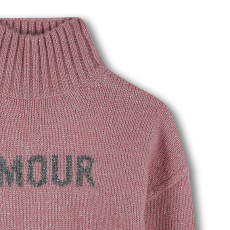 Pull en laine wild rose col montant fille Zadig & Voltaire H25
