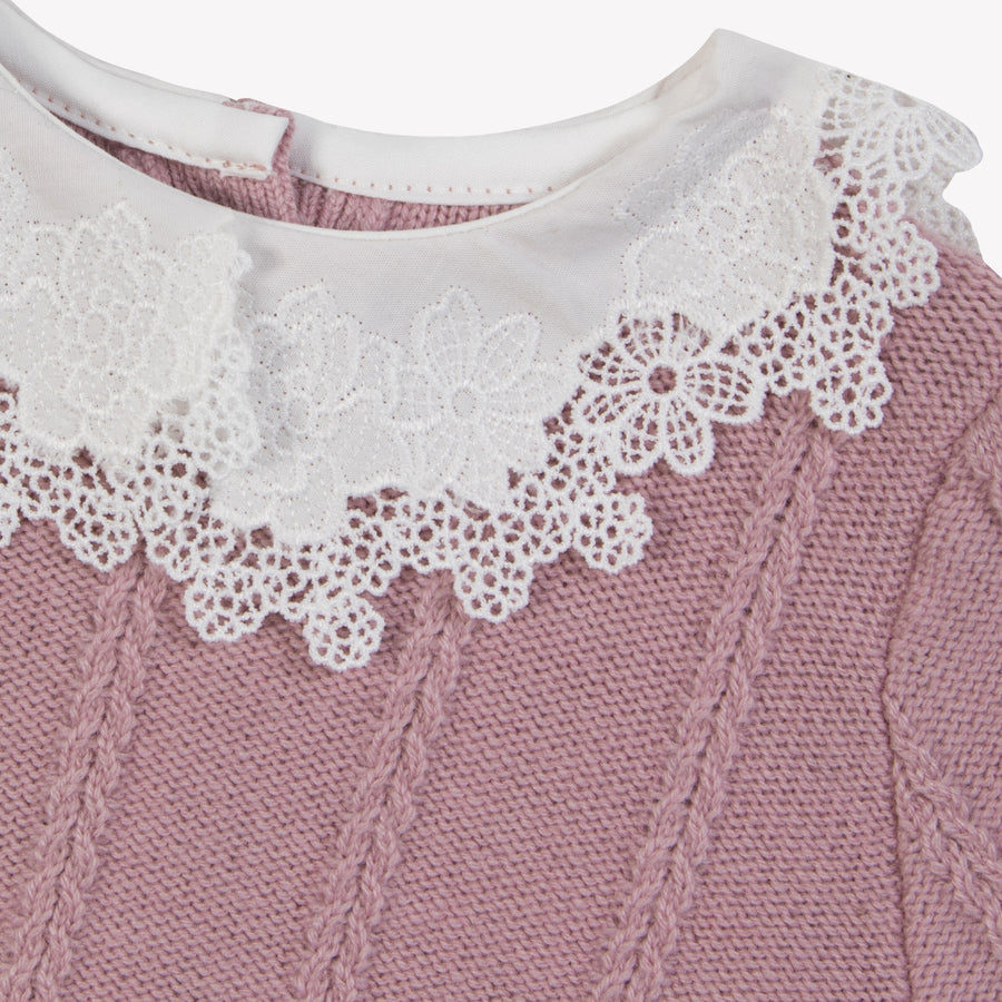 Pull églantine col broderie babygirl Tartine et Chocolat H25