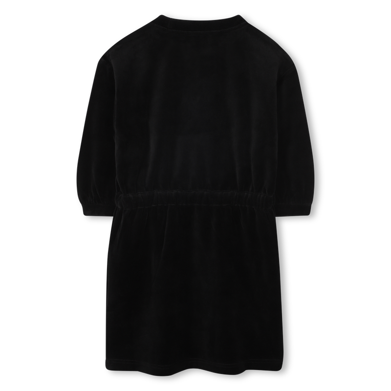 Robe en velours noir fille Sonia Rykiel H25