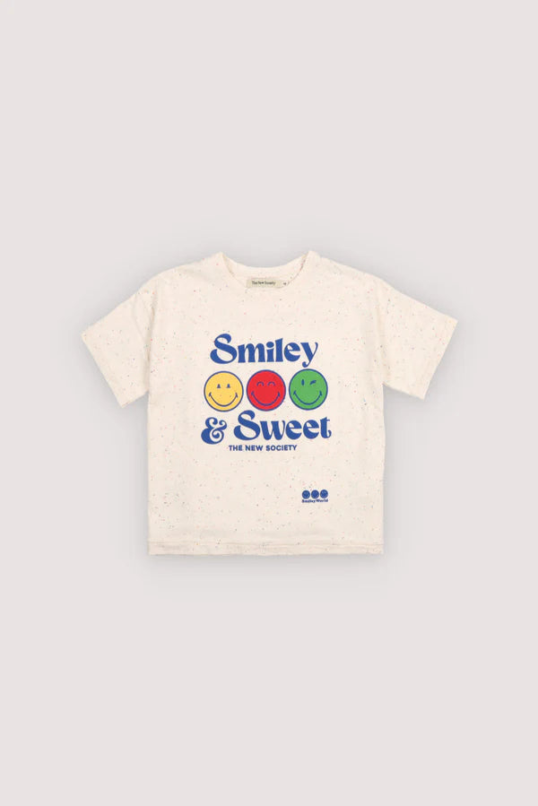 Tee-shirt smiley world multicolore babyboy The New Society E26