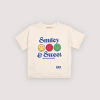 Tee-shirt smiley world multicolore babyboy The New Society E26