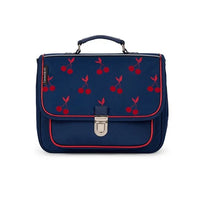 Petit Cartable velvet cherries Caramel & Cie