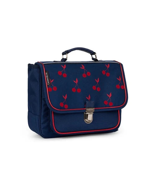 Petit Cartable velvet cherries Caramel & Cie