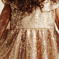 Robe à sequins Starla gold blush - Konges Slojd H23