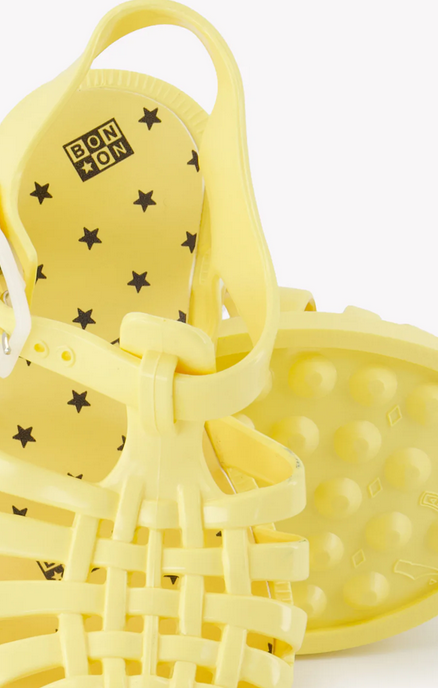 Sandales méduse jaune nachos unisexe Bonton E26