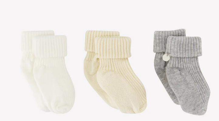 Coffret Chaussettes unisexe écru coton Tartine et Chocolat