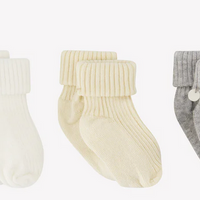 Coffret Chaussettes unisexe écru coton Tartine et Chocolat