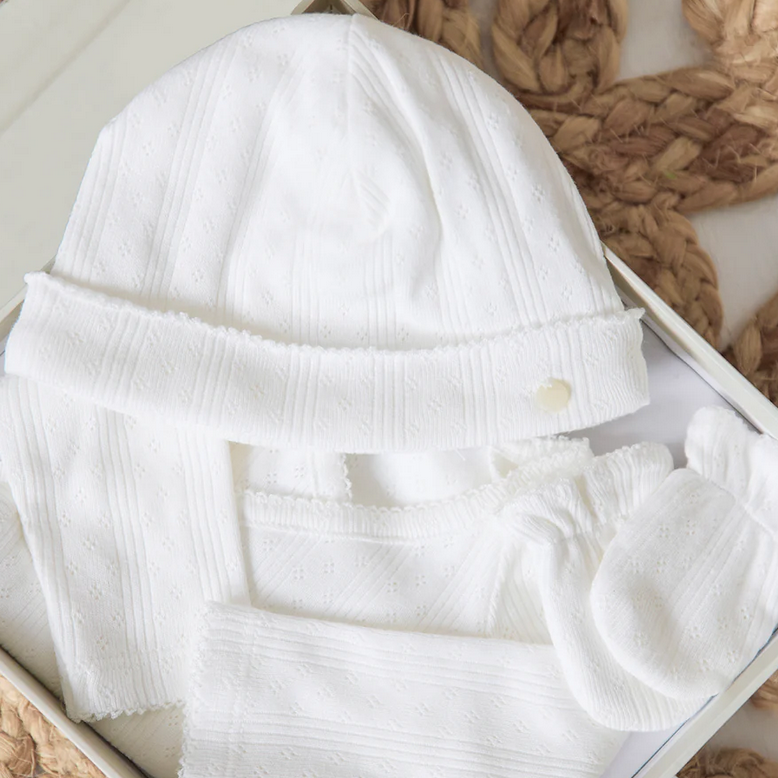 Coffret essentiel coton blanc unisexe Tartine et Chocolat