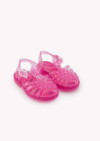 Sandales méduse rose paillette babygirl Bonton E26