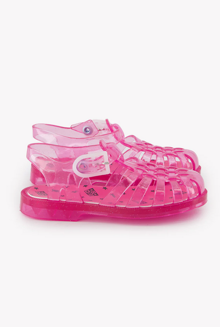 Sandales méduse rose paillette babygirl Bonton E26