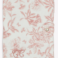 Protège carnet de santé Toile de Jouy rose Tartine et Chocolat