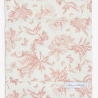 Protège carnet de santé Toile de Jouy rose Tartine et Chocolat