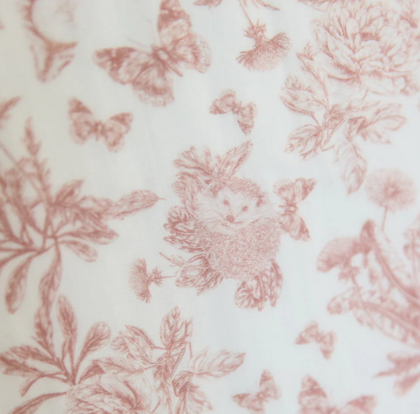 Gigoteuse d'été Toile de Jouy Tartine et Chocolat