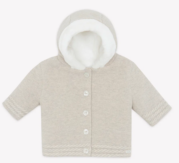 Manteau Greige coton tressé unisexe Tartine et Chocolat