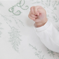 Plaid réversible feuillage vert Tartine et Chocolat