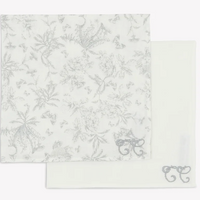 Lot de deux langes Toile de Jouy gris Tartine et Chocolat