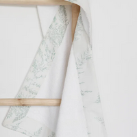 Cape de bain feuillage vert Tartine et Chocolat