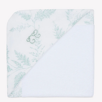 Cape de bain feuillage vert Tartine et Chocolat