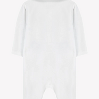 Pyjama velours brodé écru unisexe Tartine et Chocolat