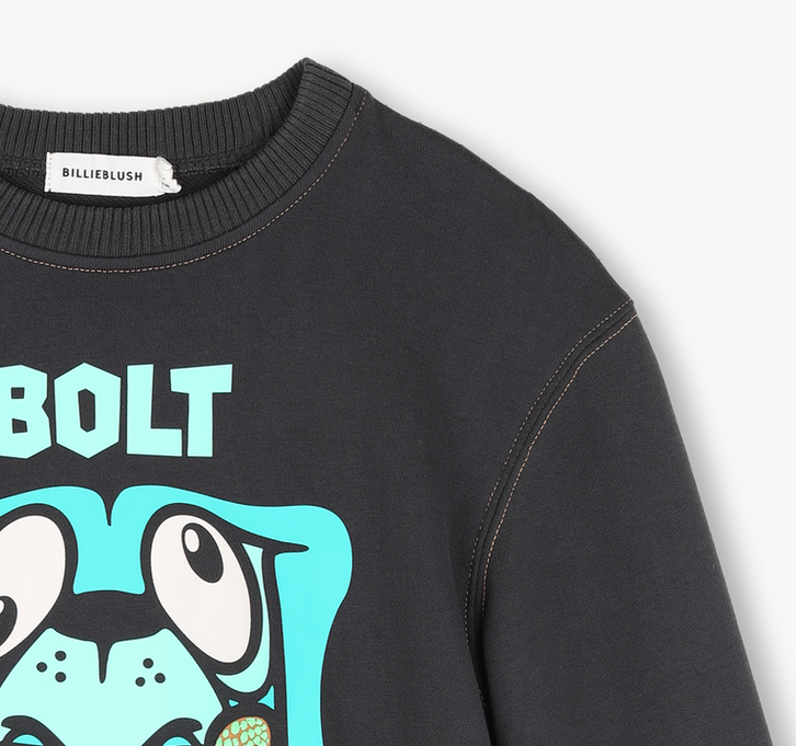 Sweat-shirt dark grey garçon Billieblush H26