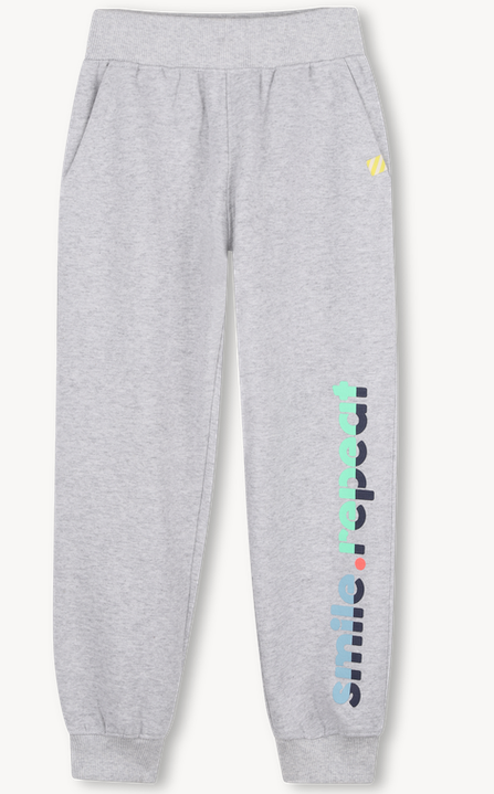 Pantalon de jogging gris chiné garçon Billieblush H26
