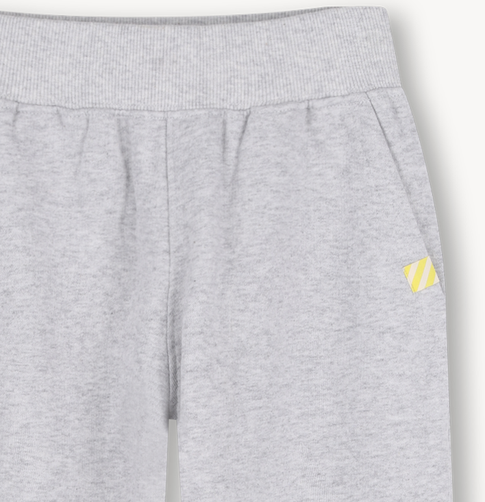 Pantalon de jogging gris chiné garçon Billieblush H26