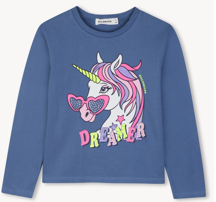 Tee-Shirt manches longuesquiet harbor fille Billieblush H26