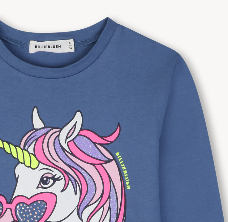 Tee-Shirt manches longuesquiet harbor fille Billieblush H26