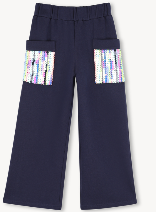 Pantalon de jogging indigo blue fille Billieblush H26