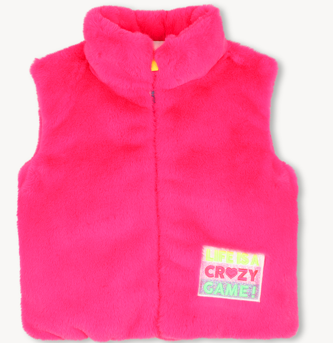 Veste sans manches storm pink fille Billieblush H26