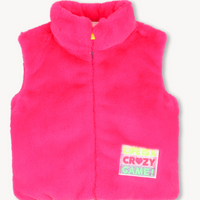 Veste sans manches storm pink fille Billieblush H26