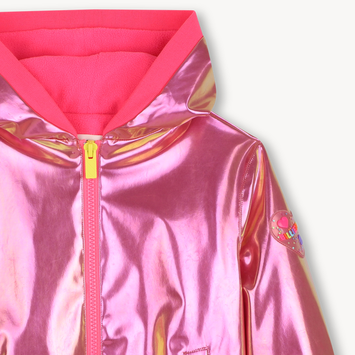 Ciré à capuche storm pink fille Billieblush H26