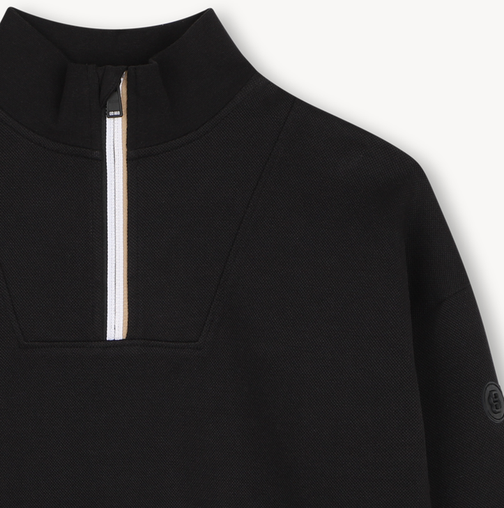 Sweat-shirt black garçon Boss H26
