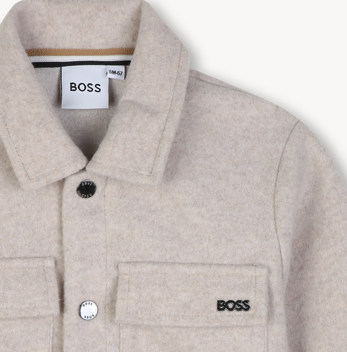Veste ecru chiné babyboy Boss H26