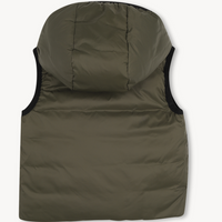 Doudoune sans manches réversible olive night Boss H26