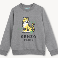 Sweat-shirt gris chiné garçon Kenzo H26