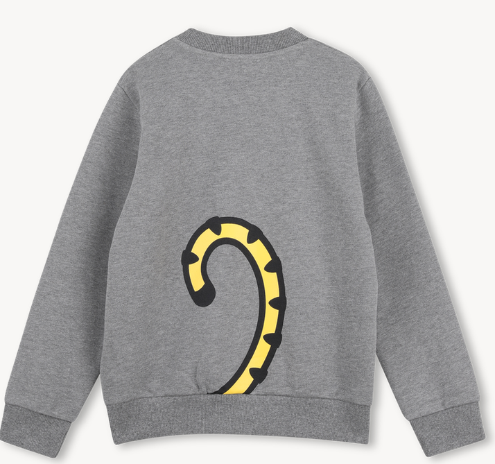 Sweat-shirt gris chiné garçon Kenzo H26