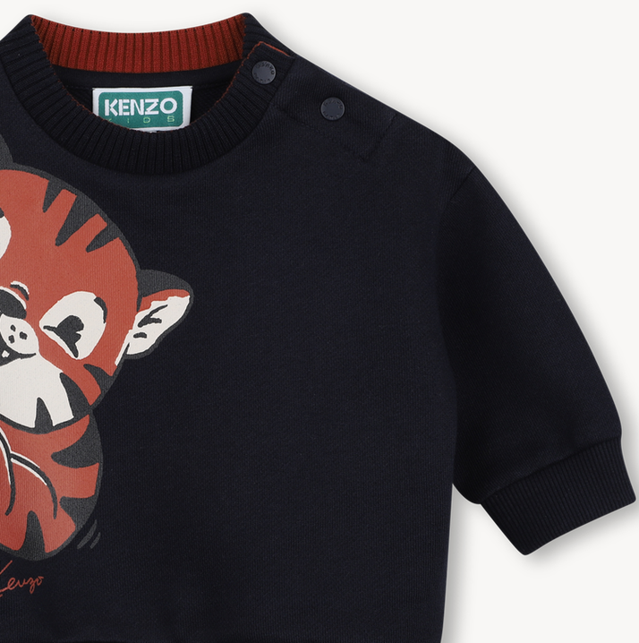 Sweat-shirt bleu mistral babyboy Kenzo H26