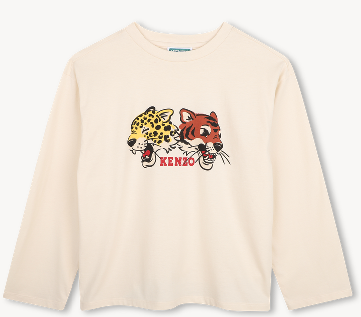 Tee-shirt manches longues pale trench garçon Kenzo H26