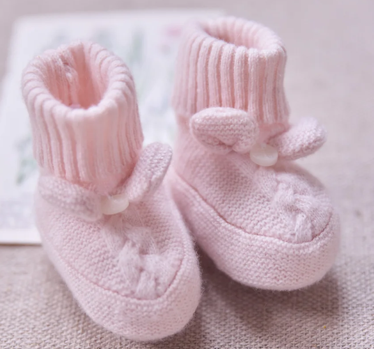 Chaussons rosée coton babygirl Tartine et Chocolat