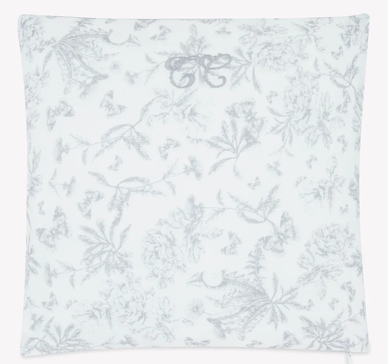 Coussin toile de jouy gris Tartine et chocolat