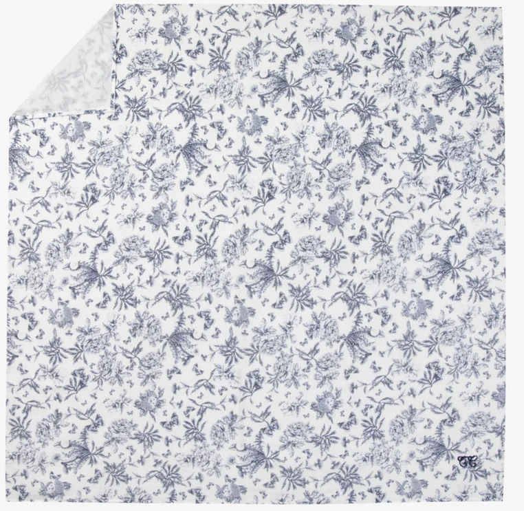 Maxi lange Toile de Jouy marine Tartine et Chocolat
